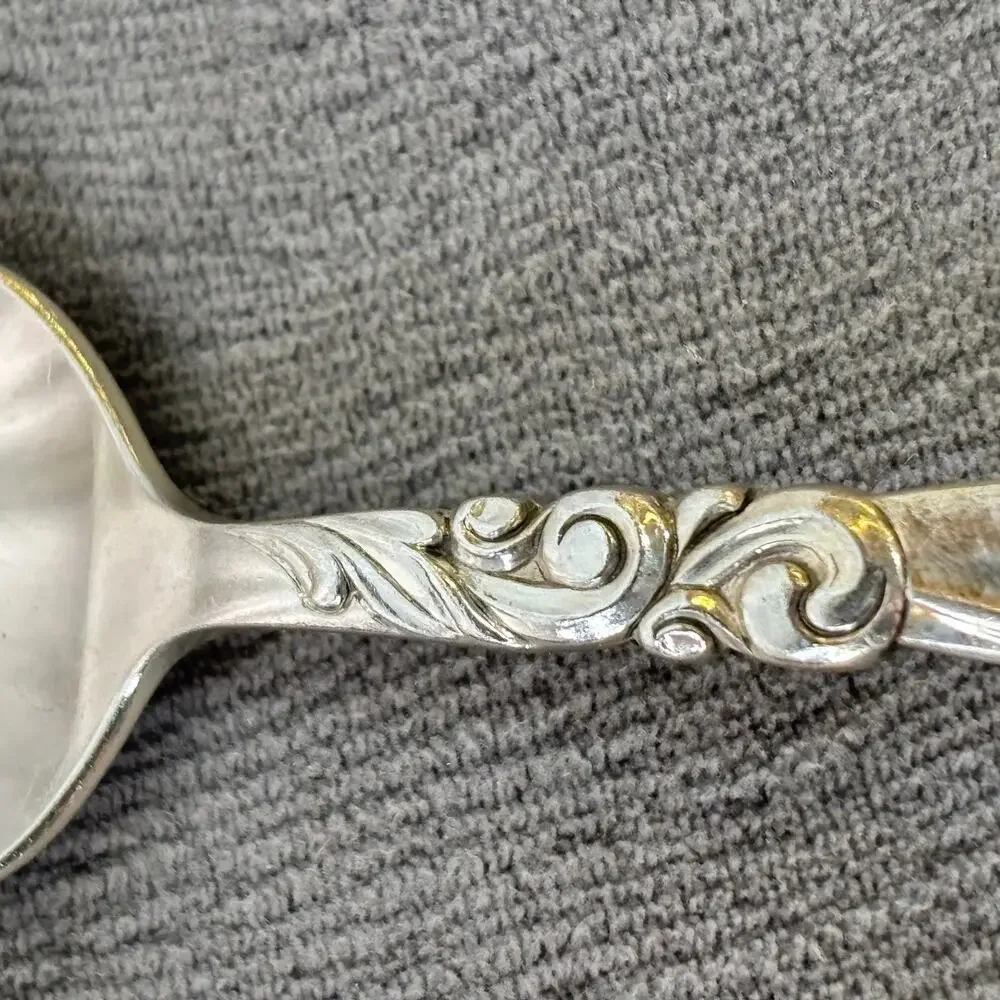 Oval Teapoons South Seas Silverplate 1955 Oneida Silver Lot of 10 VTG 6 1/4
